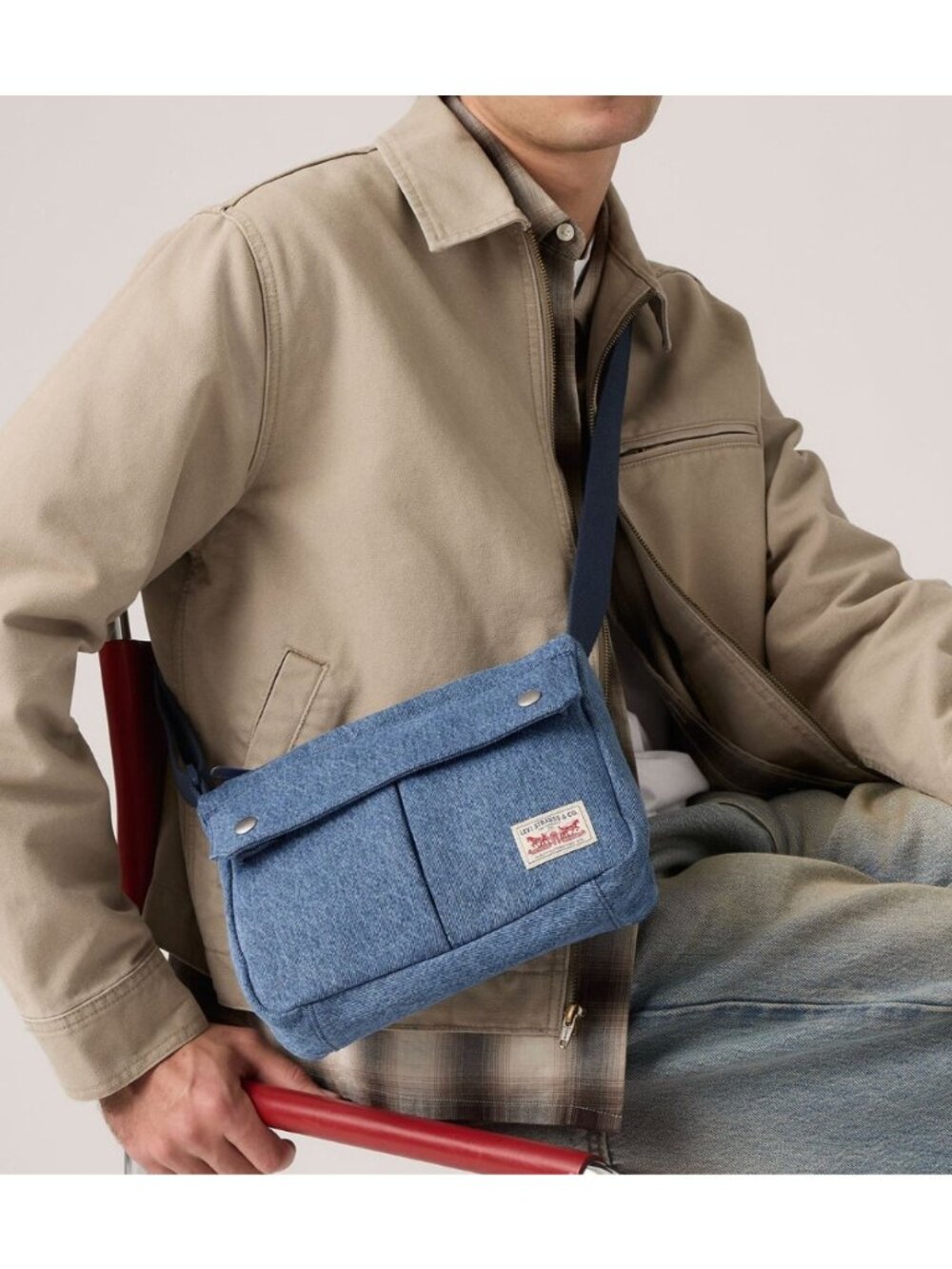 New Levi's Men's Judah Slingbag Ocean Indigo